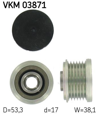 SKF Generatorfreilauf (VKM 03871) Thumbnail